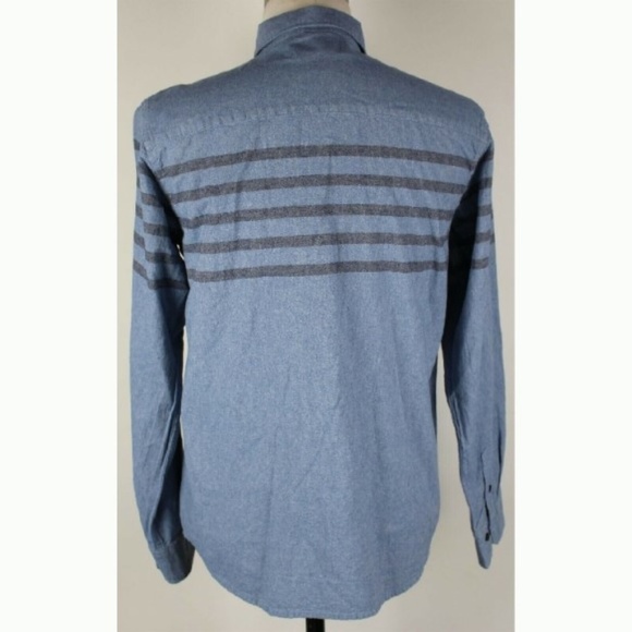 NEW Buffalo David Bitton Chambray Shirt BOYS XL - Picture 6 of 6